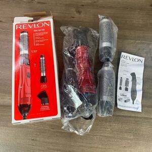 NEW Revlon 1200W Perfect Style Hot Air Kit 3 Piece Set - Open Box